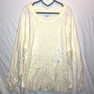NWT Croft & Barrow Women’s Large Knit Extra Soft Sweater